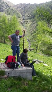 installation of the antenna