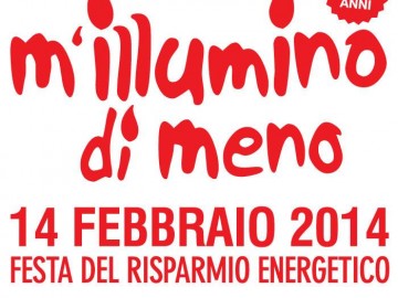 M’illumino di meno: 14 febbraio giornata del risparmio energetico